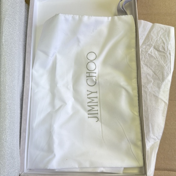 JIMMY CHOO JACCI MULE SANDALS NAPPA LEATHER STUDS 40.5 NIB - Picture 4 of 10